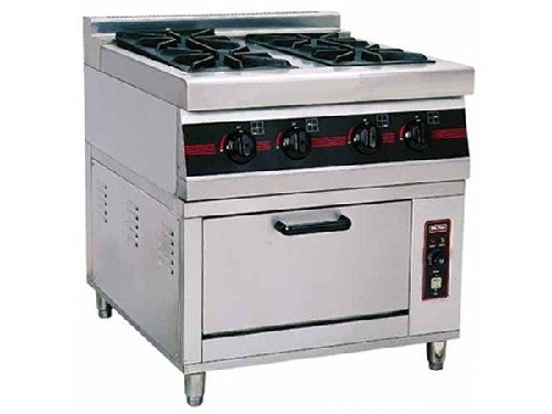 Bếp Âu 4 họng có lò nướng